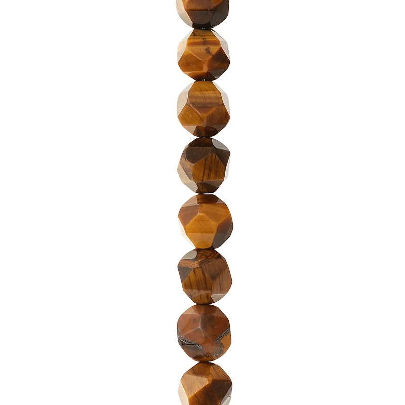 Tiger Eye Faceted Beads by Bead Landing™