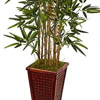 4.5ft. Bamboo Tree in Bamboo Tower Planter