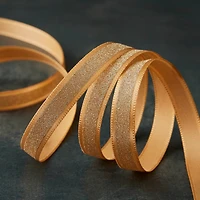 3/8" x 7yd. Satin Glitter Ribbon by Celebrate It