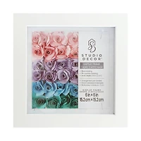 Flat White Display Frame by Studio Décor