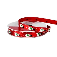 3/8" x 12ft. Red Snowman Ribbon by Celebrate It® Christmas