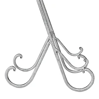 14" Gray Metal Traditional Easel