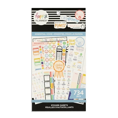 The Classic Happy Planner® Essential Home Value Pack Stickers