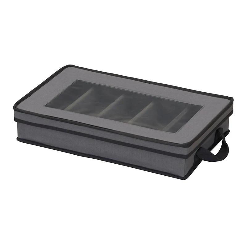 Household Essentials 19" Windowed Flatware Storage Chest