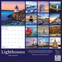 2026 Lighthouses Wall Calendar