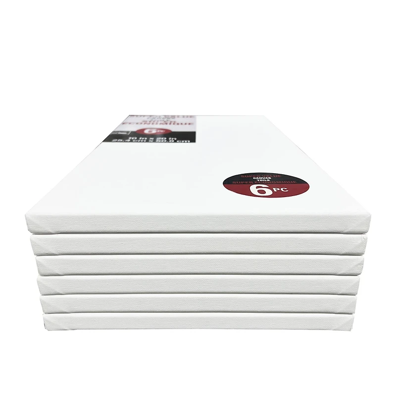 4 Packs: 6 ct. (24 total) 10" x 20" Super Value Canvas by Artist's Loft®