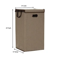 Household Essentials 26" Laundry Hamper with Lid