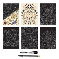 Brea Reese™ 9" x 12" Woodland Songs Scratch Art Paper Pad