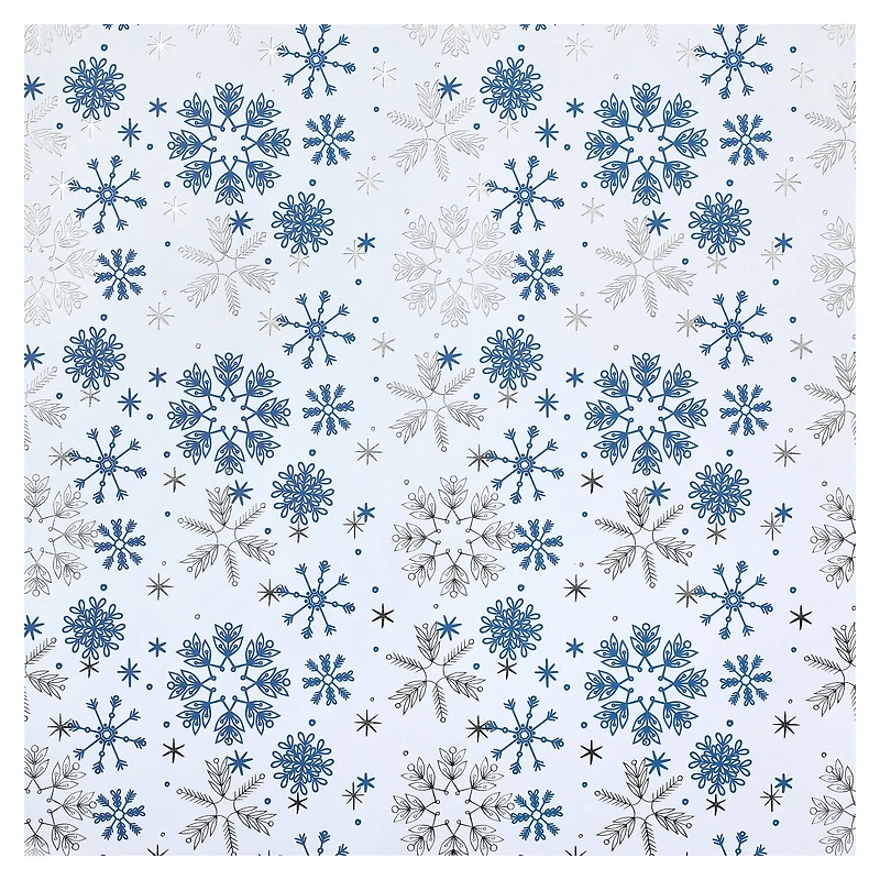 Snowflakes Double-Sided Cardstock Paper by Recollections™, 12" x 12"