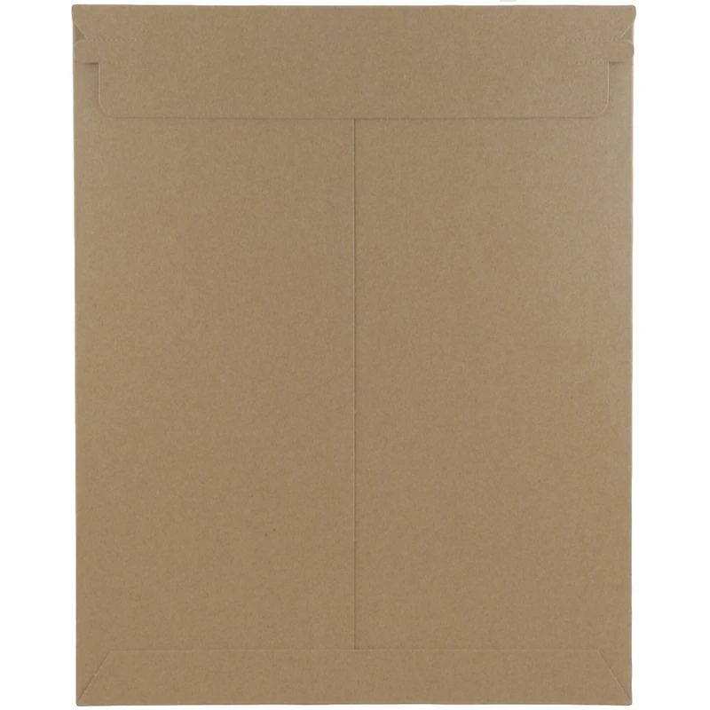 JAM Paper 9.75" x 12.25" Brown Kraft Flat Photo Mailer Peel & Seal Closure Envelopes, 6ct.