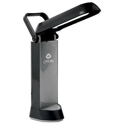 OttLite 13w Black Folding Task Lamp