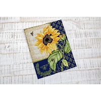 LetiStitch Sunflower Melody Counted Cross Stitch Kit