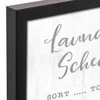 Laundry Days 11" x 14" Black Framed Canvas