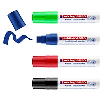 6 Packs: 4 ct. (24 total) edding® 4090 Jumbo Chalk Marker Set
