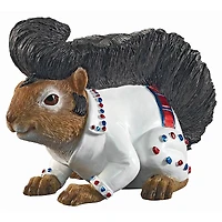 Design Toscano 7" Elmer the Rock and Roll Squirrel Garden Statue