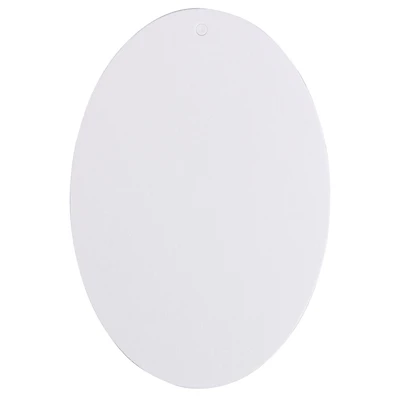 JAM Paper White Large Oval Gift Tags, 10ct.