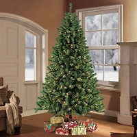 7.5ft. Pre-Lit Northern Fir Artificial Christmas Tree, Clear Lights