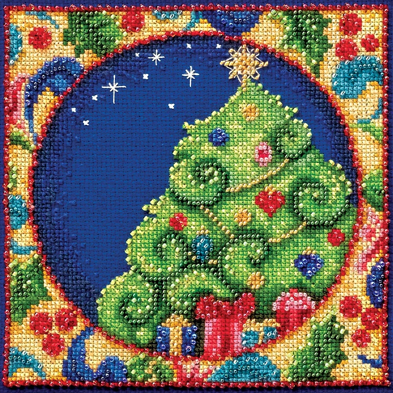 Mill Hill® Jim Shore Tree Beaded Counted Cross Stitch Kit