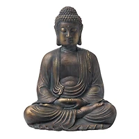 Glitzhome® 23" Meditating Buddha Statue