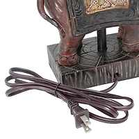 Lalia Home 20.5" Elephant Table Lamp with Fabric Shade