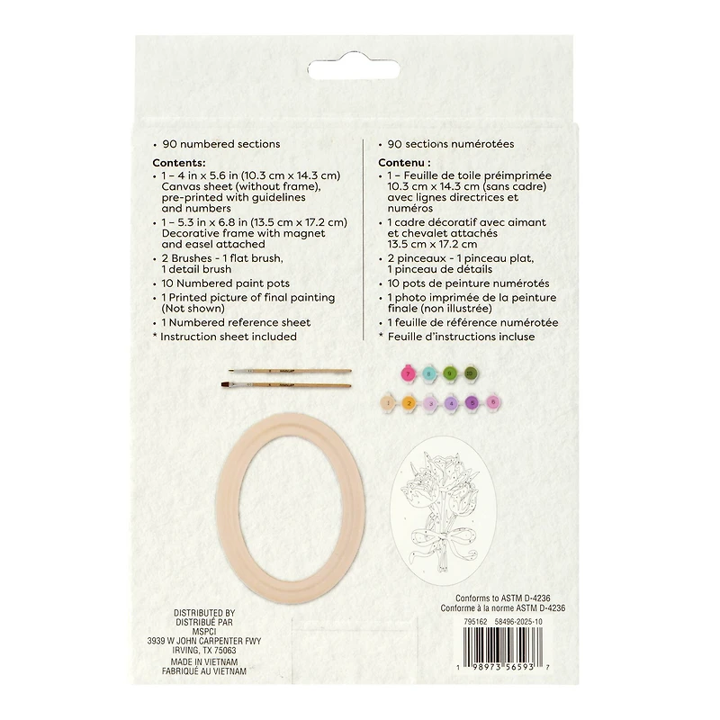 Tulips Paint-by-Number Framed Mini Kit by Artist's Loft®