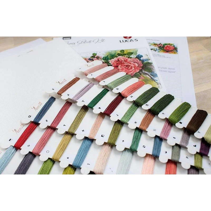 Luca-s Red Roses Counted Cross Stitch Kit