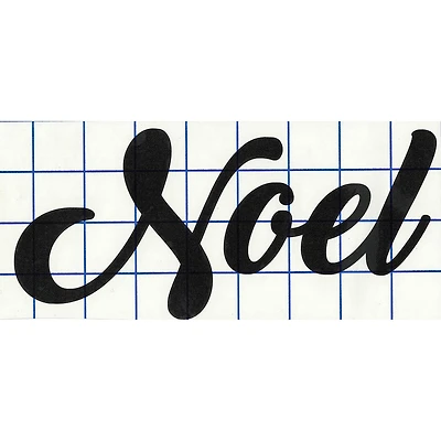 Leisure Arts® Vinyl Matte Black Noel Decal