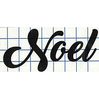 Leisure Arts® Vinyl Matte Black Noel Decal