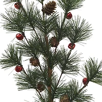 34" Pine, Red Bell & Pinecone Stem by Ashland®