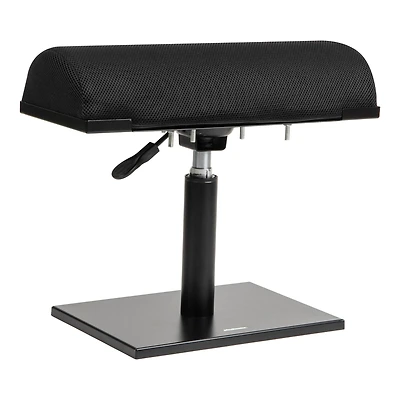 Mind Reader Foot Rest, Under Desk, Ergonomic, Hydraulic Height Adjustable, Ottoman, Office, Foam, Black