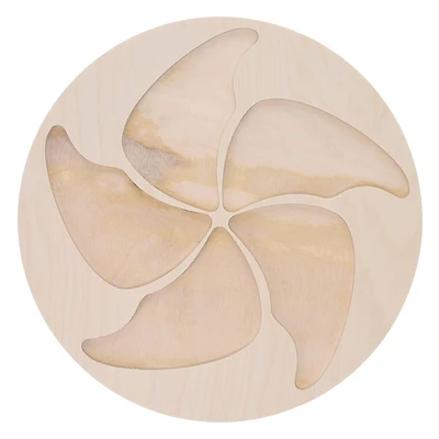 Leisure Arts® 10" Pinwheel Circle Welled Wood Surface