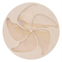 Leisure Arts® 10" Pinwheel Circle Welled Wood Surface
