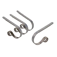 Original MantleClip® Prismatic Silver Stocking Holders, 4ct.