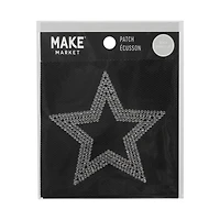 3" Rhinestone Star Iron On Patch by Make Market®