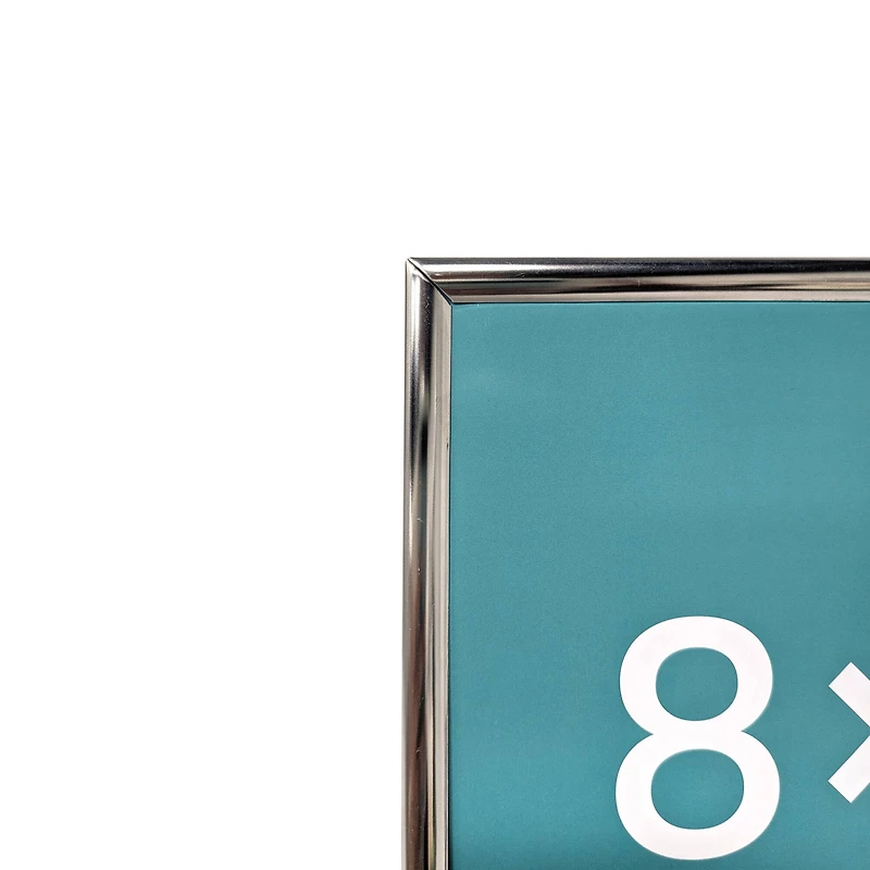 Basics™ 8" x 10" Silver Rounded Metal Frame by Studio Décor®