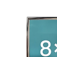 Basics™ 8" x 10" Silver Rounded Metal Frame by Studio Décor®