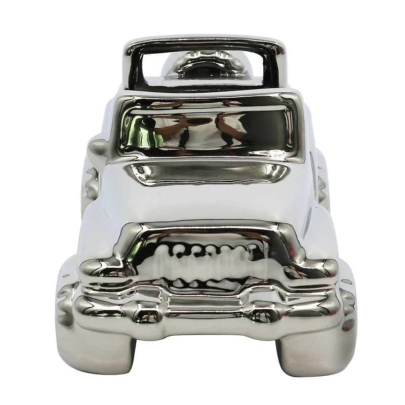 9" Silver Ceramic Truck Tabletop Décor by Ashland®