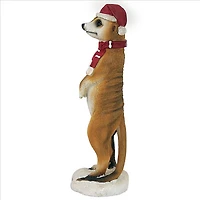 Design Toscano Merry Meerkat Holiday Greeter Statue