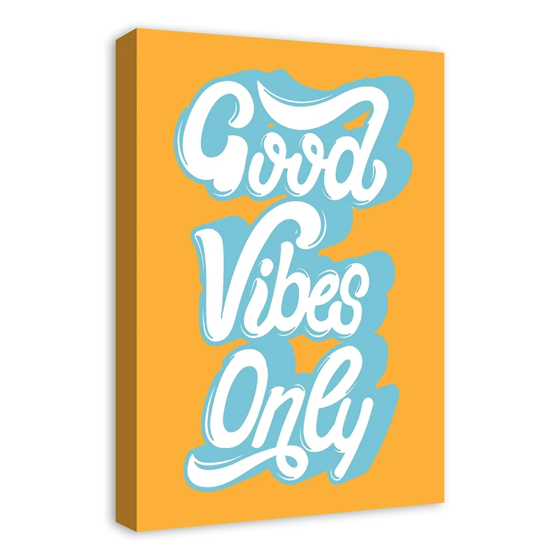 Good Vibes Only Canvas Wall Art