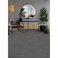 FloorPops Quarry Dark Gray Peel & Stick Floor Tiles