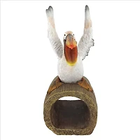 Design Toscano 14" Splash the Pelican Gutter Guardian Downspout Statue