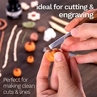 DAS® Steel with Wood Handle Spatula Clay Modeling Tool Set