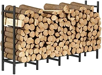 NEX™ 63" Heavy Duty Outdoor Metal Firewood Storage Rack