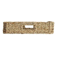 Hello Honey® 20" x 14" Natural Hand-Woven Seagrass Tray with Handles