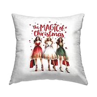 Stupell Industries 18" x 18" Glam Magic of Christmas Outdoor Pillow 
