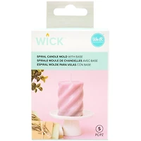 We R Memory Keepers® Wick™ Spiral Plastic Candle Mold with Base