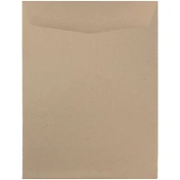 JAM Paper 9" x 12" Brown Kraft Open End Catalog Premium Envelopes