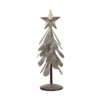 Glitzhome® Galvanized Metal Christmas Tree Table Décor Set