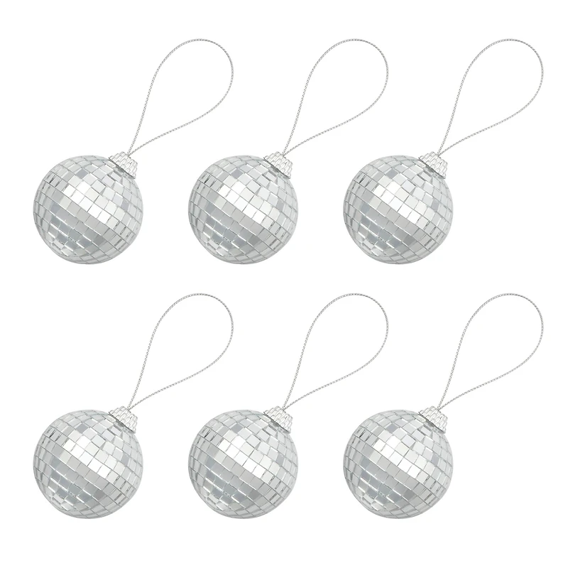 6 Packs: 6 ct. (36 total) 2" Silver Disco Balls by Celebrate It®
