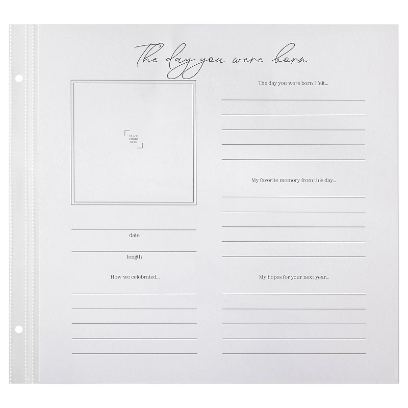 12" x 12" Birthdays Guided Scrapbook Layouts by Recollections™